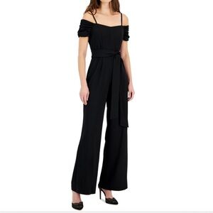 Tahari Asl Women's Off-The-Shoulder Wide-Leg Crepe
Jumpsuit